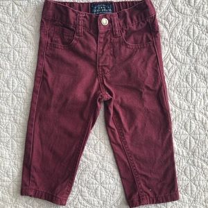 Lucky brand burgundy jeans 12M